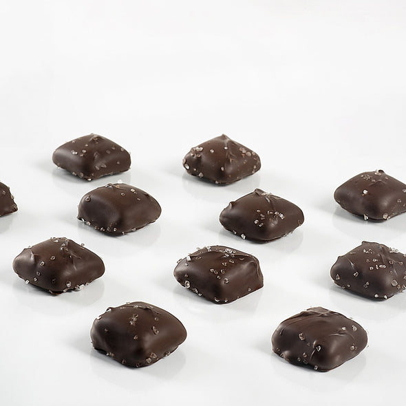 Boulevard Collection Dark Chocolate Sea Salt Caramels displayed - product carousel image