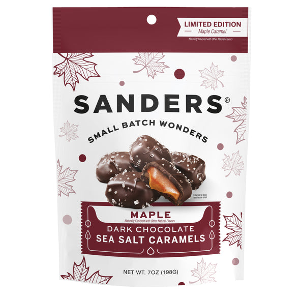 Dark Chocolate Maple Sea Salt Caramels 7oz.