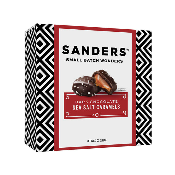 Boulevard Collection Dark Chocolate Sea Salt Caramels 7 oz.